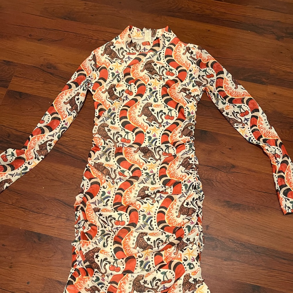 Long sleeve festival dress